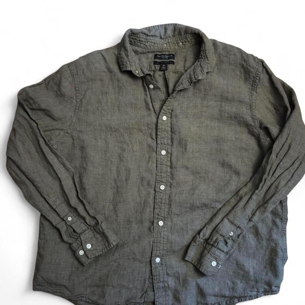 Banana-republic Men's Green Shirt